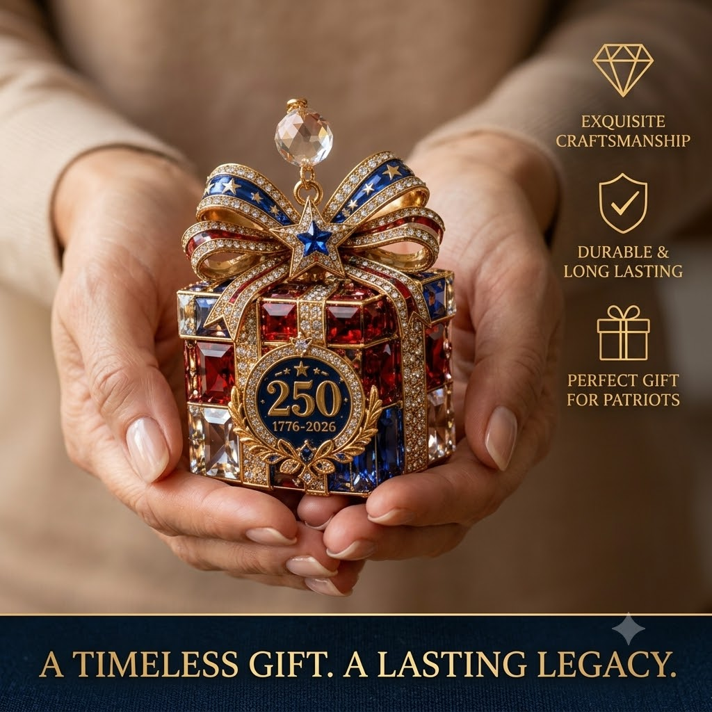 ✨ Limited anniversary edition✨⏰49% OFF!🔥America 250th Anniversary Ornament Gift Box Edition