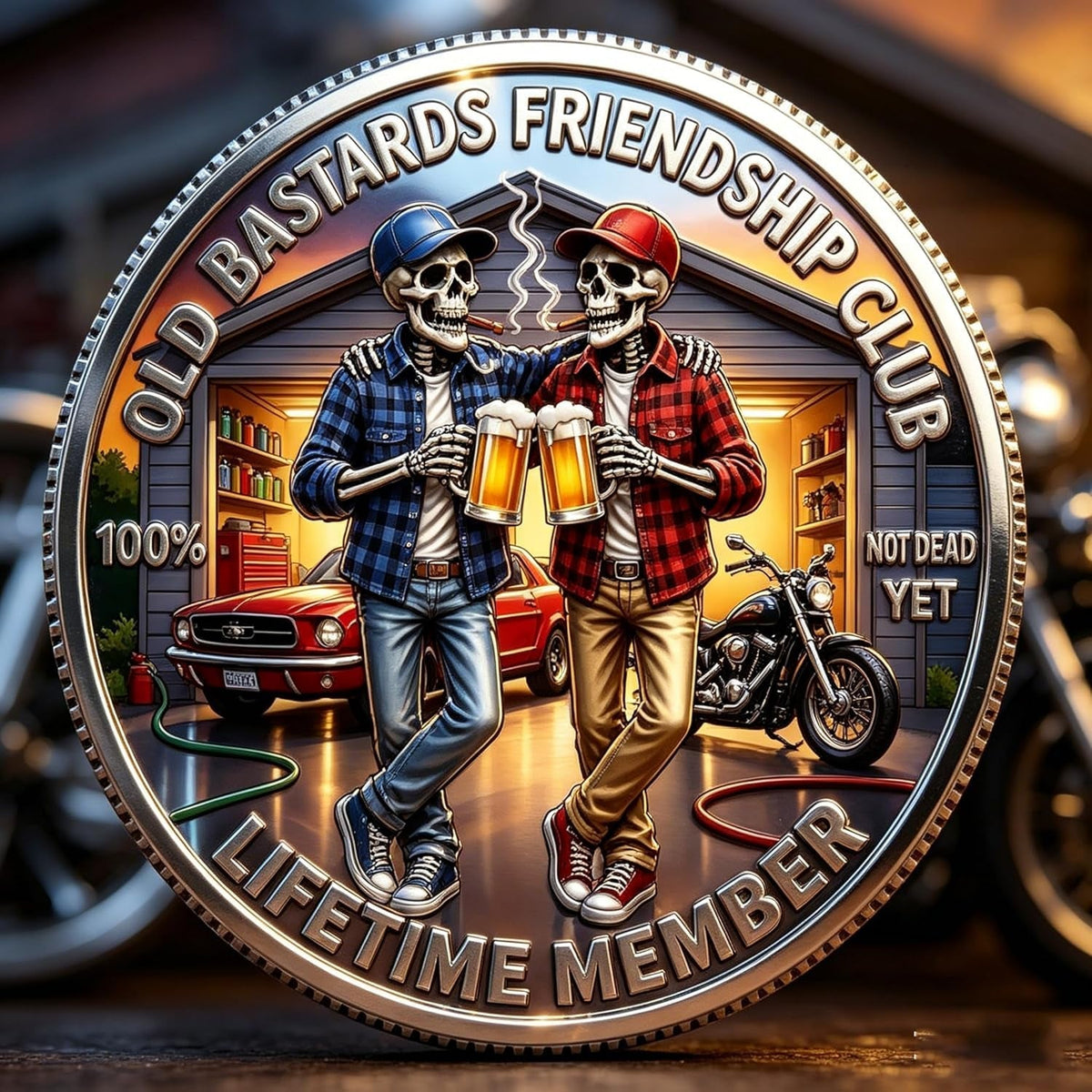 Old Friends Forever Club Coin - image 2