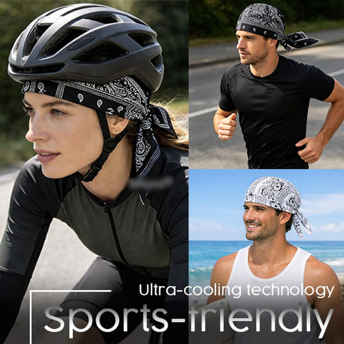 🔥Half Price Now🔥Outdoor Paisley Cooling Headscarf Cap - image 3