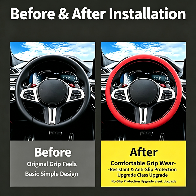 Universal Silicone Steering Wheel Cover, Non-Slip Soft Grip All Season Car 🚗 - image 9