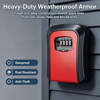Wall Mount Key Lock Box - 4 Digit Combination Lockbox for Keys Safe Security🔑 - image 9