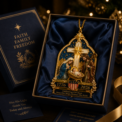 🔥Last 30pcs✨⏰ Limited anniversary edition✨49% OFF!🔥Nativity scene Christmas tree ornament
