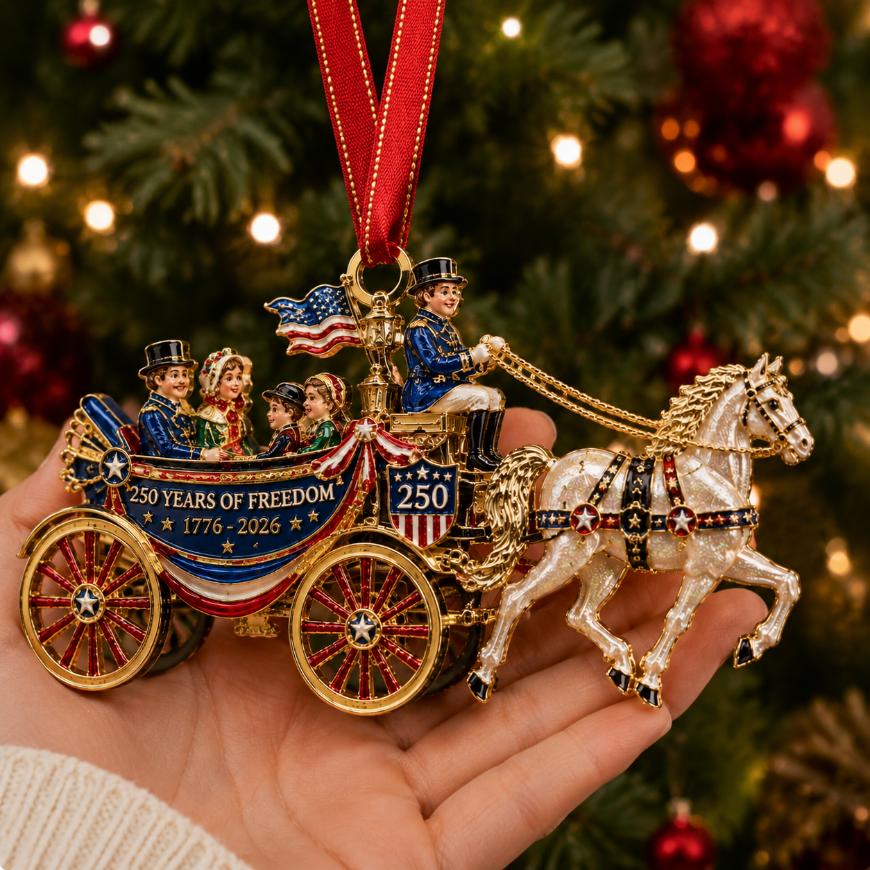 🔥Last 30pcs✨⏰ Limited anniversary edition✨49% OFF!🔥250th Anniversary Edition "Journey of Freedom" Golden Carriage