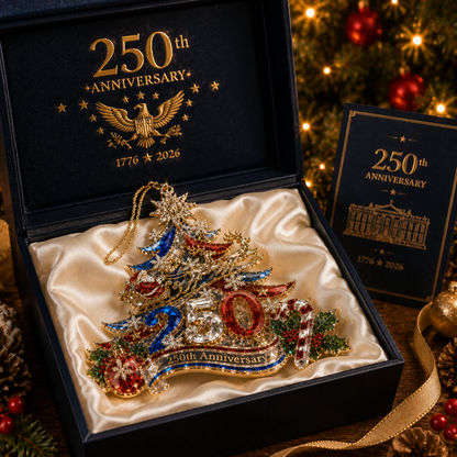 🔥Last 30pcs✨⏰ Limited anniversary edition✨49% OFF!🔥250th Anniversary Crystal Christmas Tree