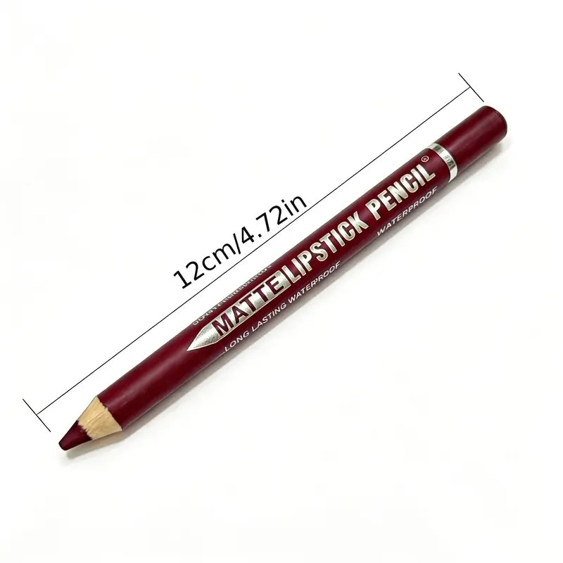 12Pcs Matte Lip Liner With Sharpener Set Waterproof Smudgeproof Precise Contour Lipstick Pens 🖌️ - image 10