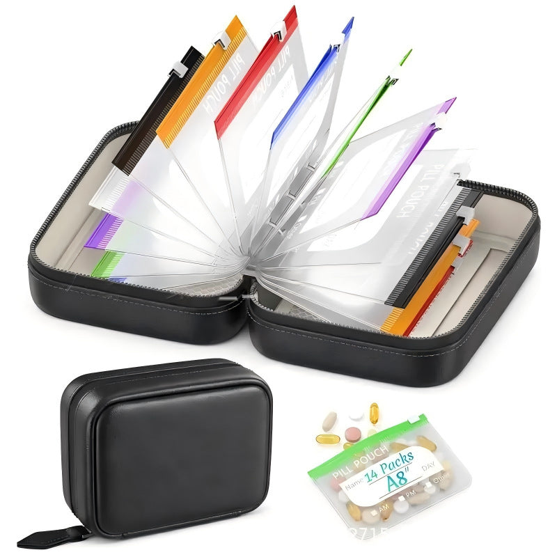 💊 14-Pouch Travel Pill Organizer – Waterproof Medicine & Vitamin Case - image 8