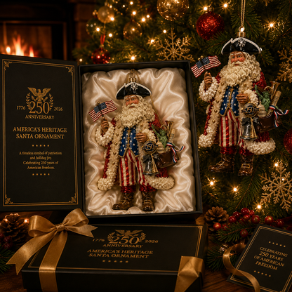🔥Last 30pcs✨⏰ Limited anniversary edition✨49% OFF!🔥250th Anniversary Santa Claus Christmas Tree Ornament