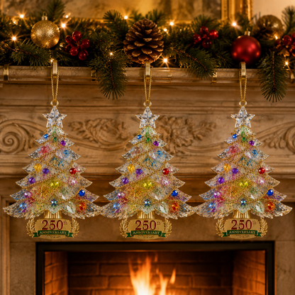 🔥Last 30pcs✨⏰ Limited anniversary edition✨49% OFF!🔥250th Anniversary Crystal Christmas Tree
