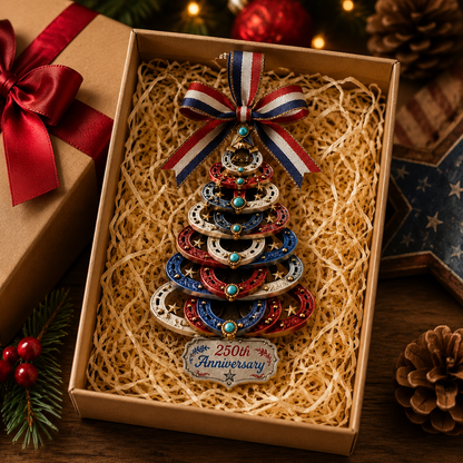 ⏰LIMITED TIME 49% OFF!🔥🎄 US 250th Anniversary Christmas Ornament