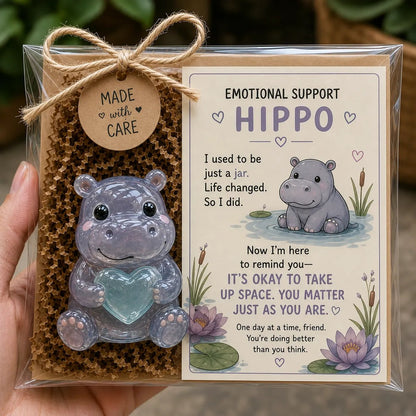 💖💌 Emotional Support Glass Animal Gift Set | 7 Meaningful Designs with Encouragement Card & Gift-Ready Packaging ✨