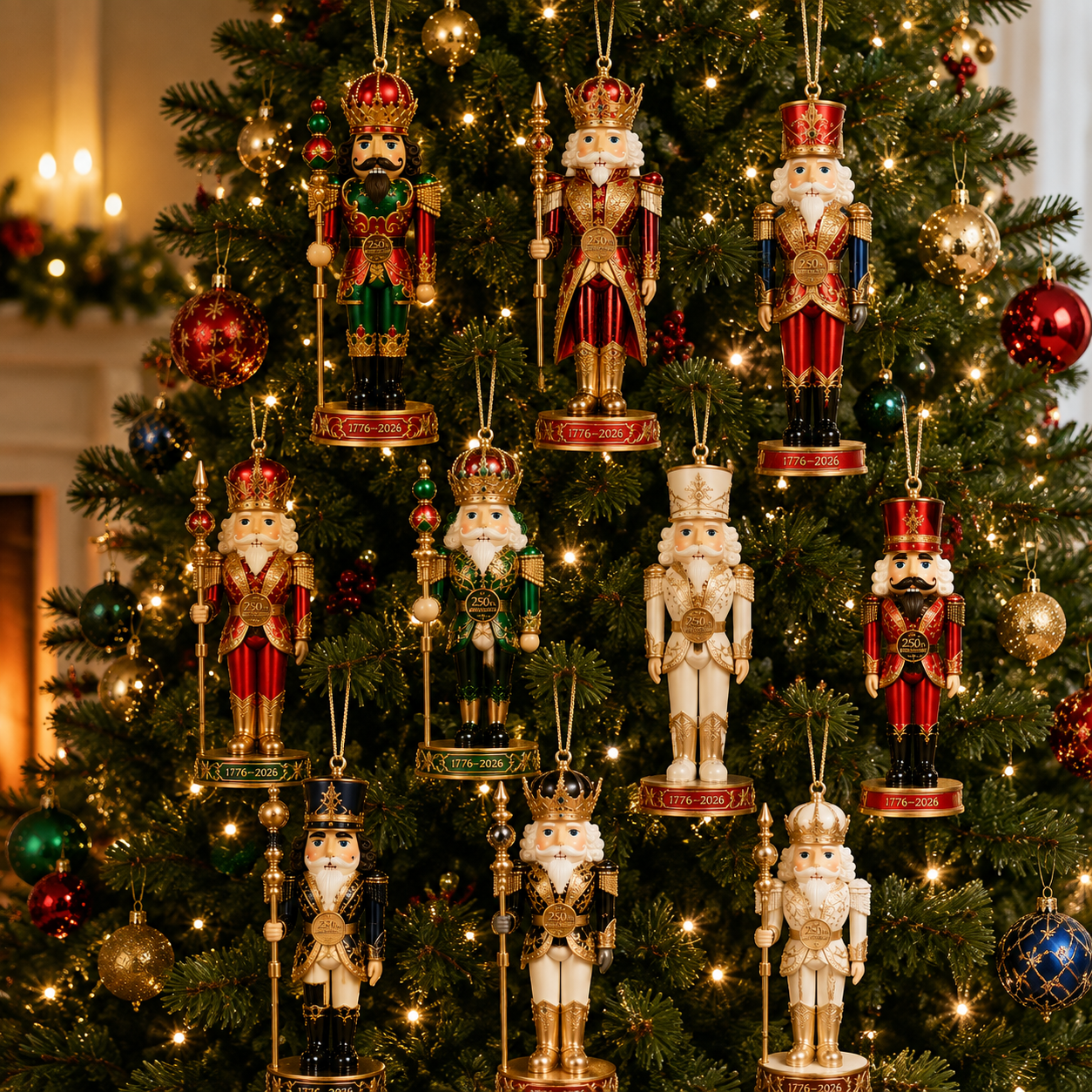 🔥Last 30pcs✨⏰ Limited anniversary edition✨49% OFF!🔥Nutcracker Christmas tree decorations