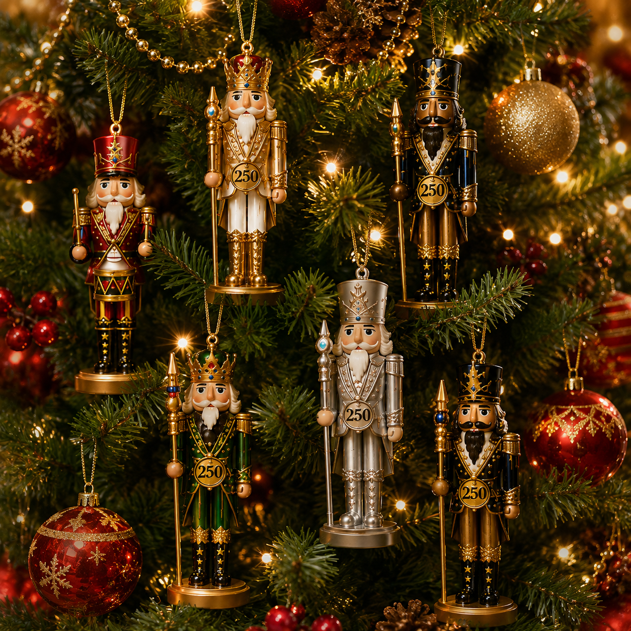 🔥250th Anniversary Nutcracker Christmas Countdown Calendar Blind Box Set