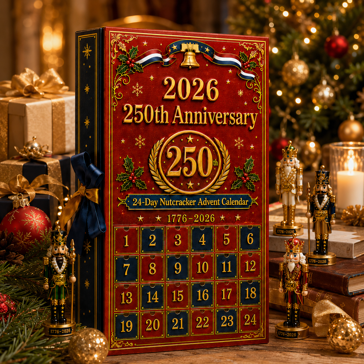 🔥250th Anniversary Nutcracker Christmas Countdown Calendar Blind Box Set