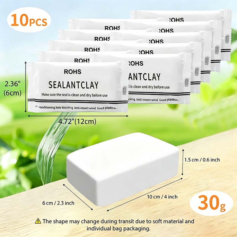 10Pcs Professional Sealant Clay - Anti-Insect Wall Hole Filler Mud🧱 - image 2