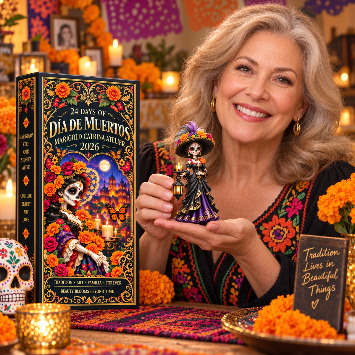 Día de Muertos Marigold Catrina Atelier Advent Calendar 2026 - image 2