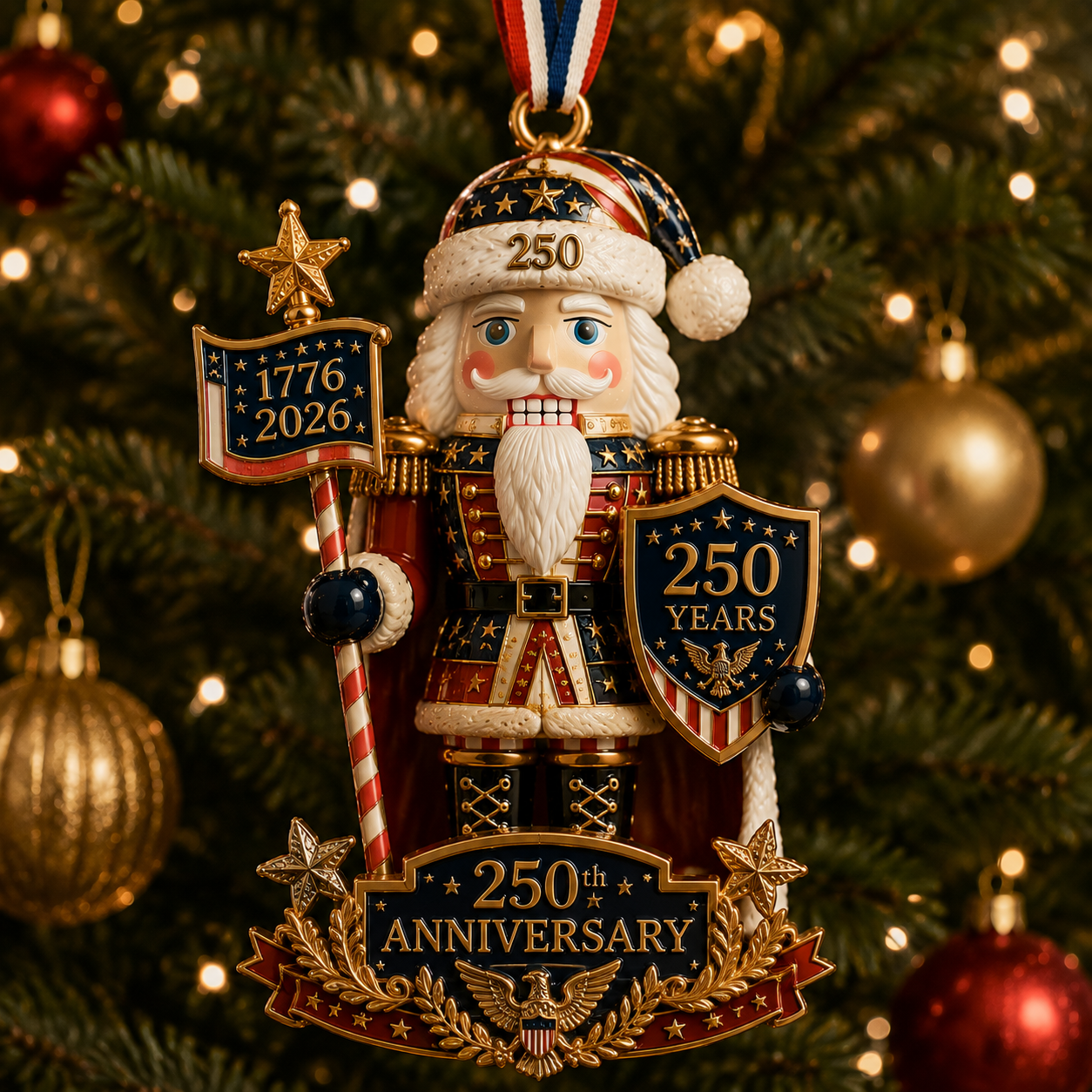 🔥Last 30pcs✨⏰ Limited anniversary edition✨49% OFF!🔥Nutcracker-themed Christmas tree ornament