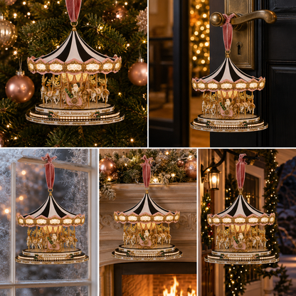 ✨250th Anniversary Carousel Christmas Tree Ornament