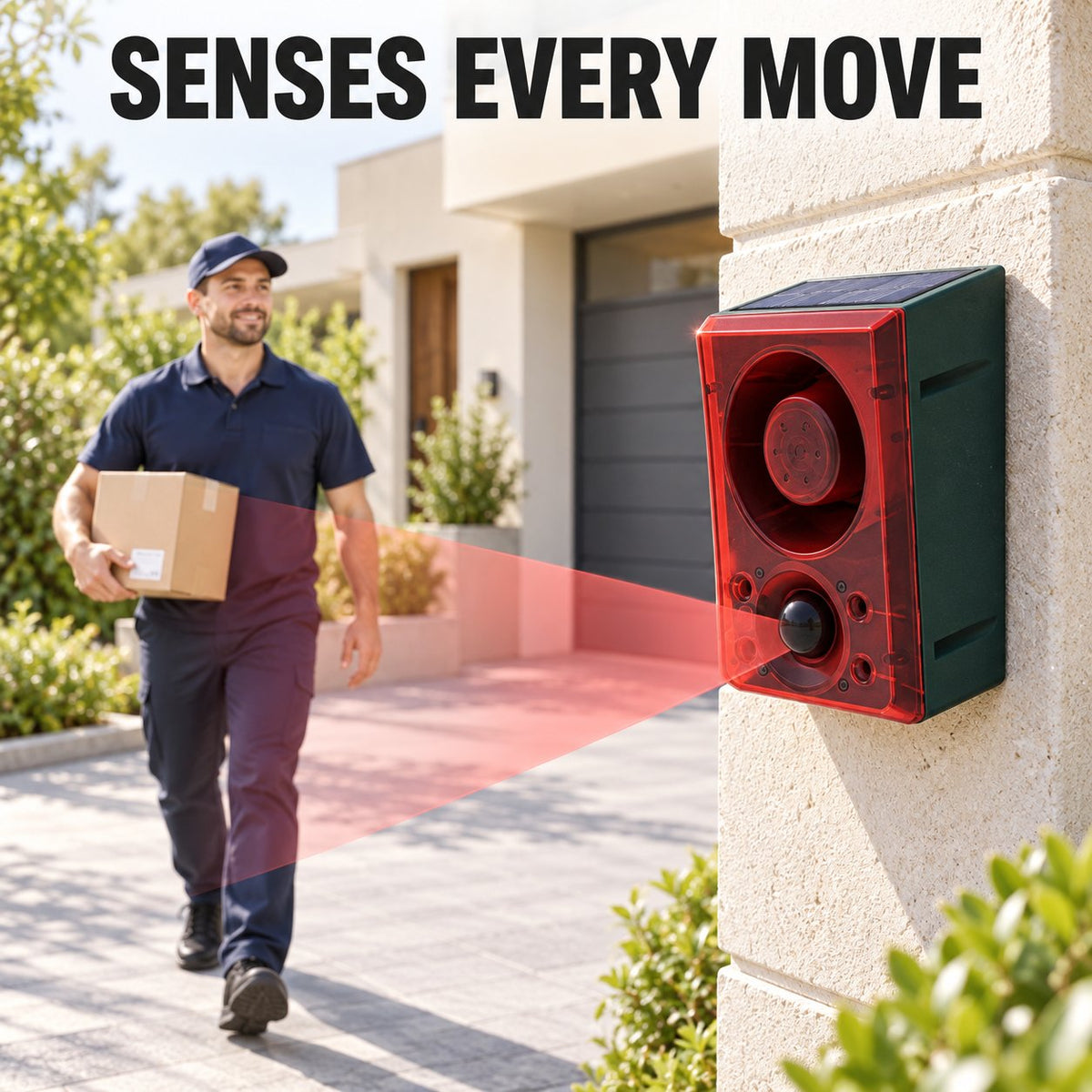 ☀️Outdoor Solar Motion Sensor Alarm - image 1