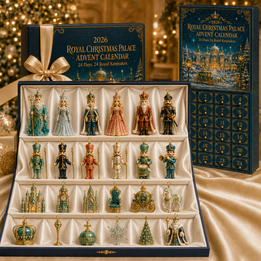 ✨2026 Royal Christmas Palace Luxury Countdown Gift Set