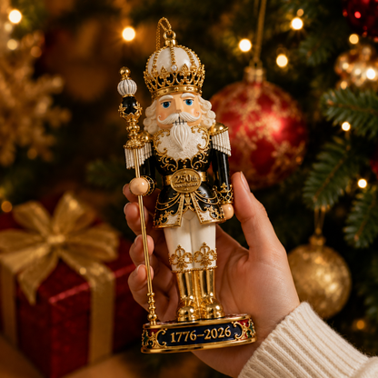 🔥Last 30pcs✨⏰ Limited anniversary edition✨49% OFF!🔥2026 America 250th Anniversary Imperial Nutcracker King Ornament