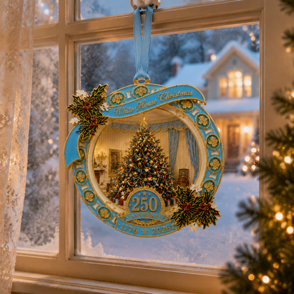 🔥Last 30pcs✨⏰ Limited anniversary edition✨49% OFF!🔥250th Anniversary View of the Christmas tree in the White House bedroom