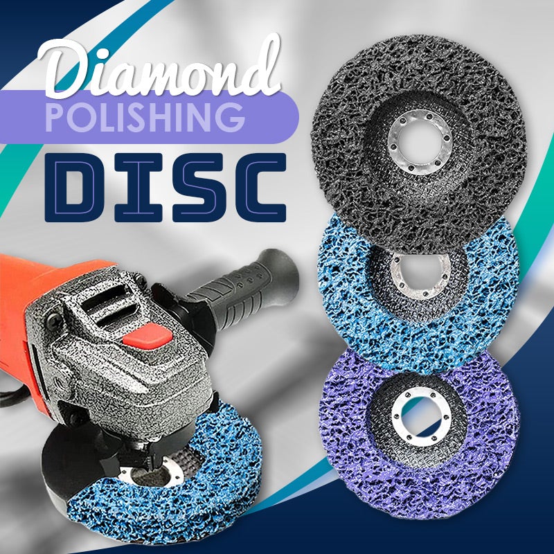 ⚙️ Diamond Polishing Disc – 2PCS Angle Grinder Rust & Paint Removal Wheel - image 1