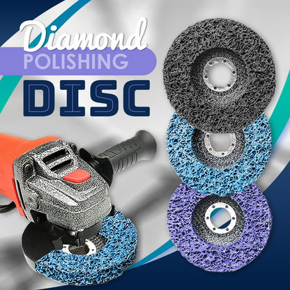 ⚙️ Diamond Polishing Disc – 2PCS Angle Grinder Rust & Paint Removal Wheel - image 1