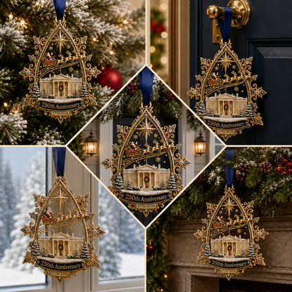 ✨250th Anniversary: Santa Flying Over the White House on a Snowy Night