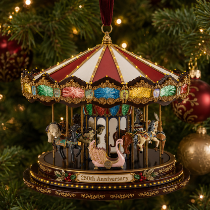 ✨250th Anniversary Carousel Christmas Tree Ornament