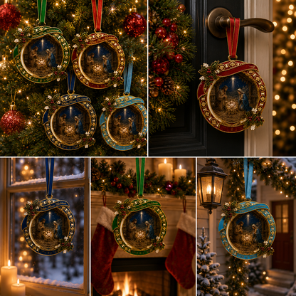 🔥Last 30pcs✨⏰ Limited anniversary edition✨49% OFF!🔥250th Anniversary Nativity Scene Christmas Ornament