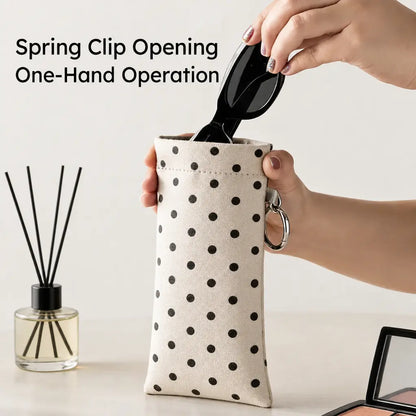 Soft PU Leather Sunglasses Pouch Elastic Opening Eyeglasses Bag 🕶️ - image 3
