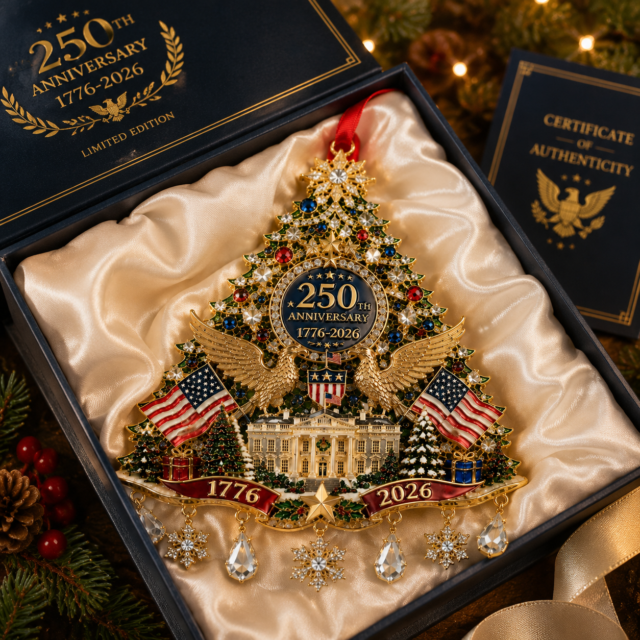 🔥Last 40 pcs✨⏰ Limited anniversary edition✨49% OFF!🔥✨Sparkling Christmas Tree Ornament