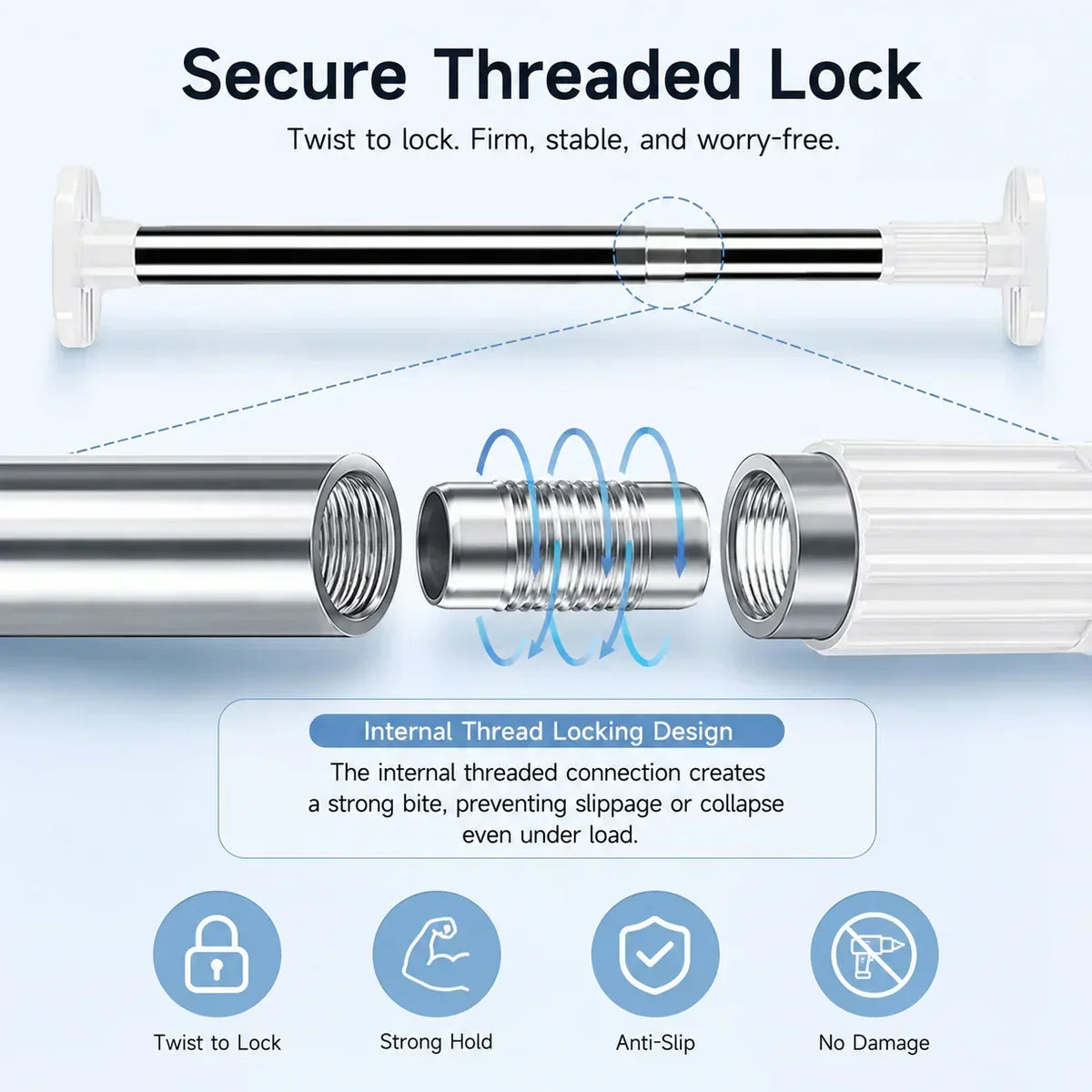 Drill-Free Adjustable Rod - image 6