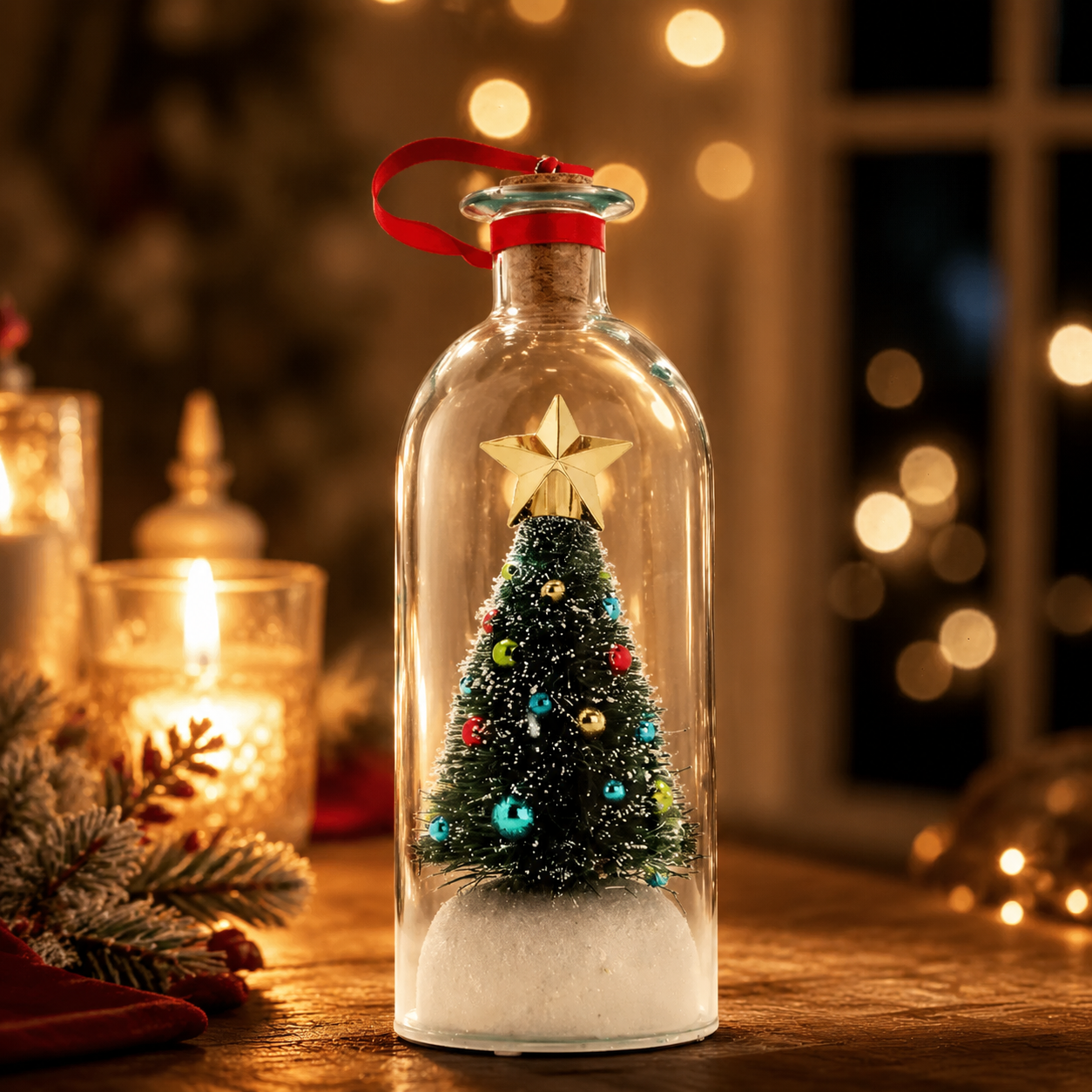 ⏰LIMITED TIME 49% OFF!🔥Recordable Christmas Tree Message In A Bottle