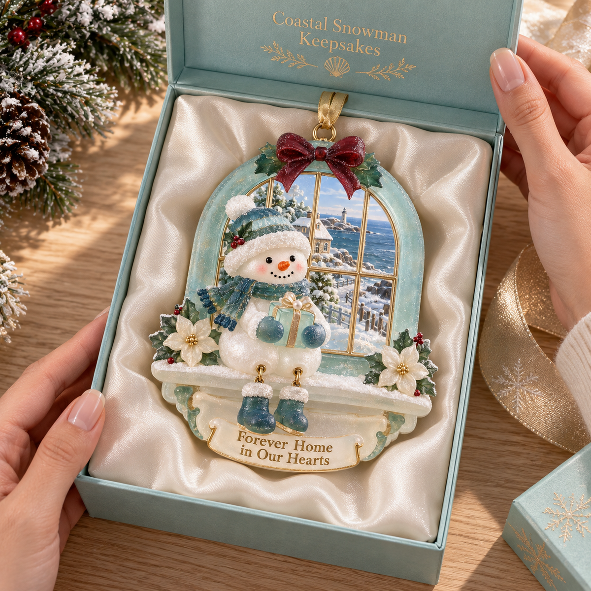 Coastal Snowmen Christmas Decor |  Lasting Love - image 13