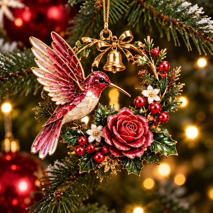 Hummingbird Christmas Ornament  –  Festive Bird Keepsake Collection, Elegant Holiday Gift for Mom, Grandma & Hummingbird Lovers - image 9
