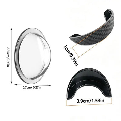 2PCS Car Reverse Camera Rain Cover, Anti‑Fog Waterproof Protection Hood, Carbon Fiber Texture🛡️ - image 12