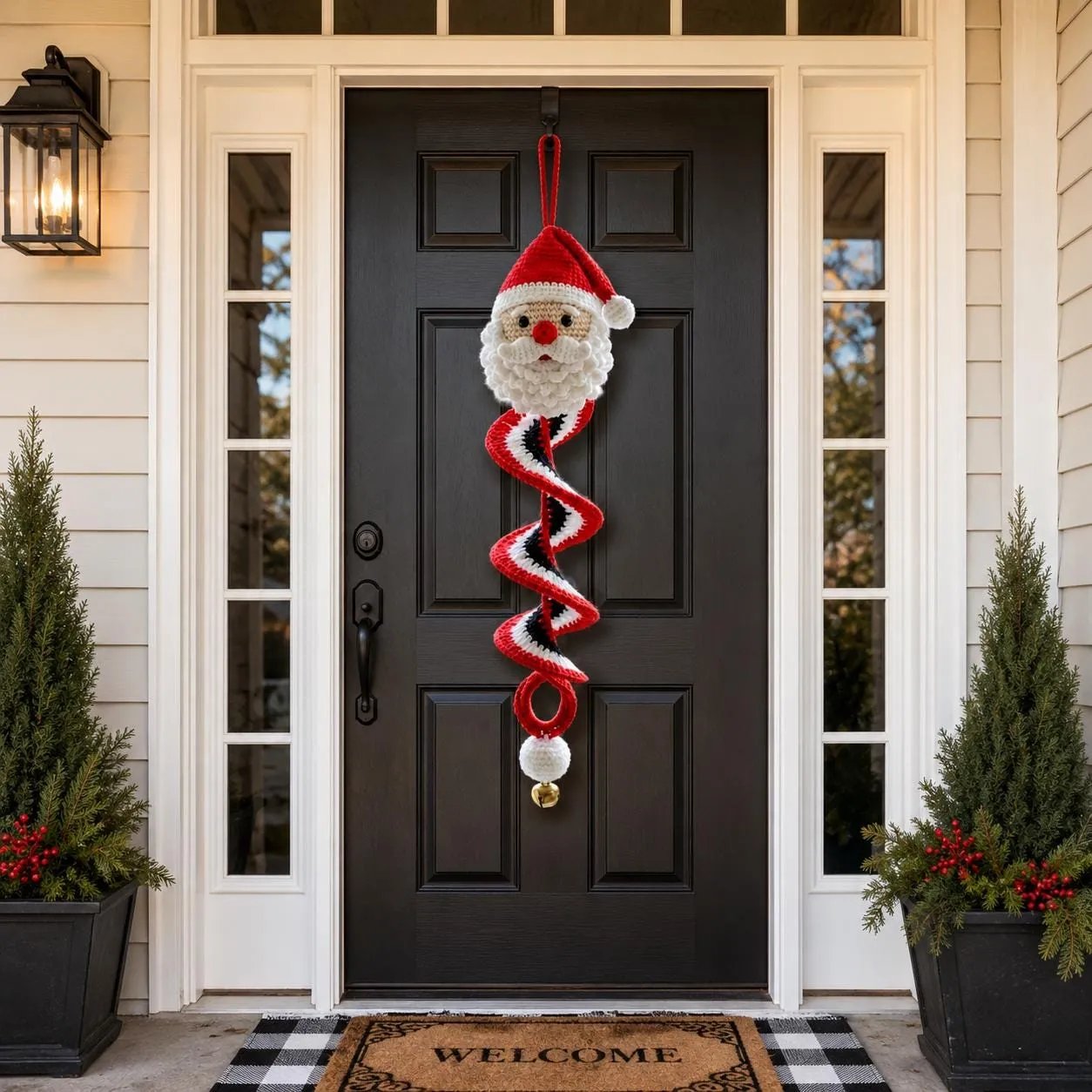 ☃️ Crochet Snowman Spiral Ornament DIY Kit | Complete Beginner-Friendly Set with Soft Yarn, Crochet Hook, Festive Beads, Snowflakes & Step-by-Step Guide 🧶🎄✨ - image 15