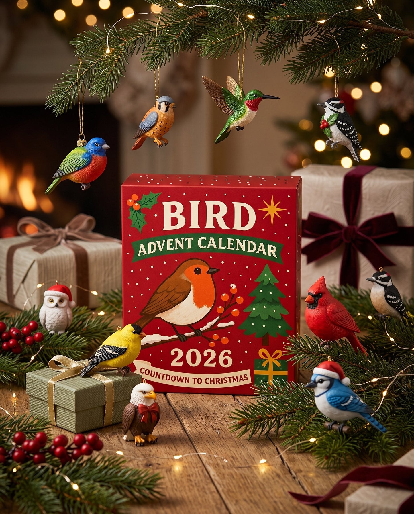 💖Last 30pcs💖A Little Bird Surprise Every Day. -🐦Bird Advent Calendar 2026