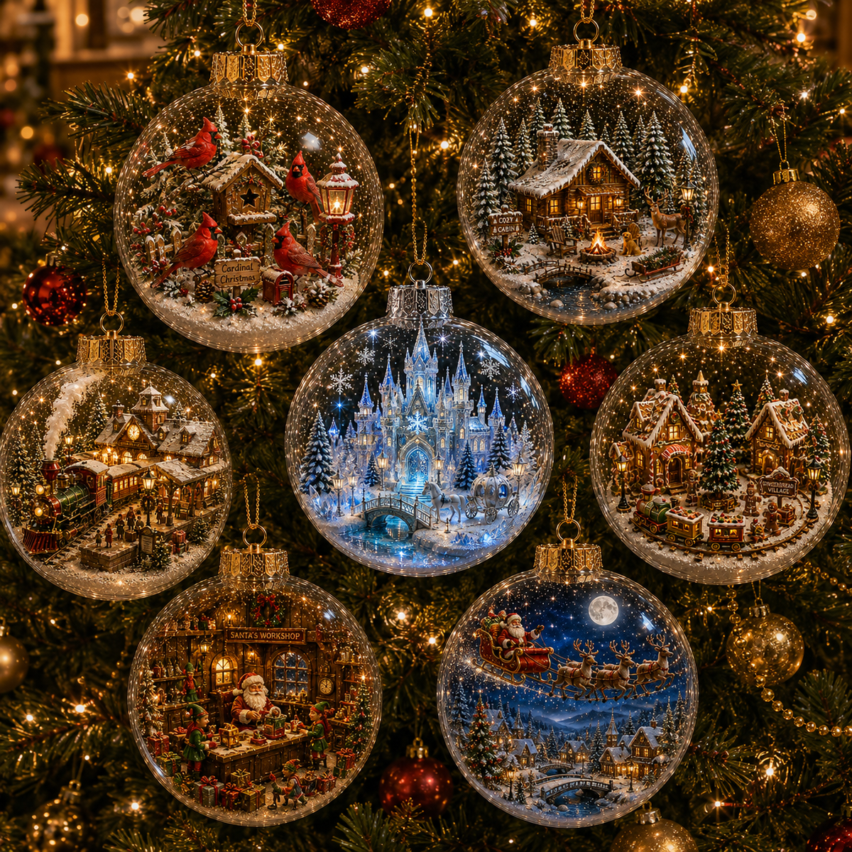 🎉🇺🇸 Limited Edition! 🔥Christmas landscape decorations - image 8