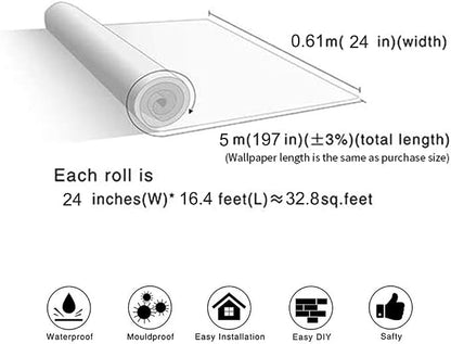 Kitchen Waterproof Oil Proof Aluminum Foil Sticker, Silver Texture Peel🧽 - image 10