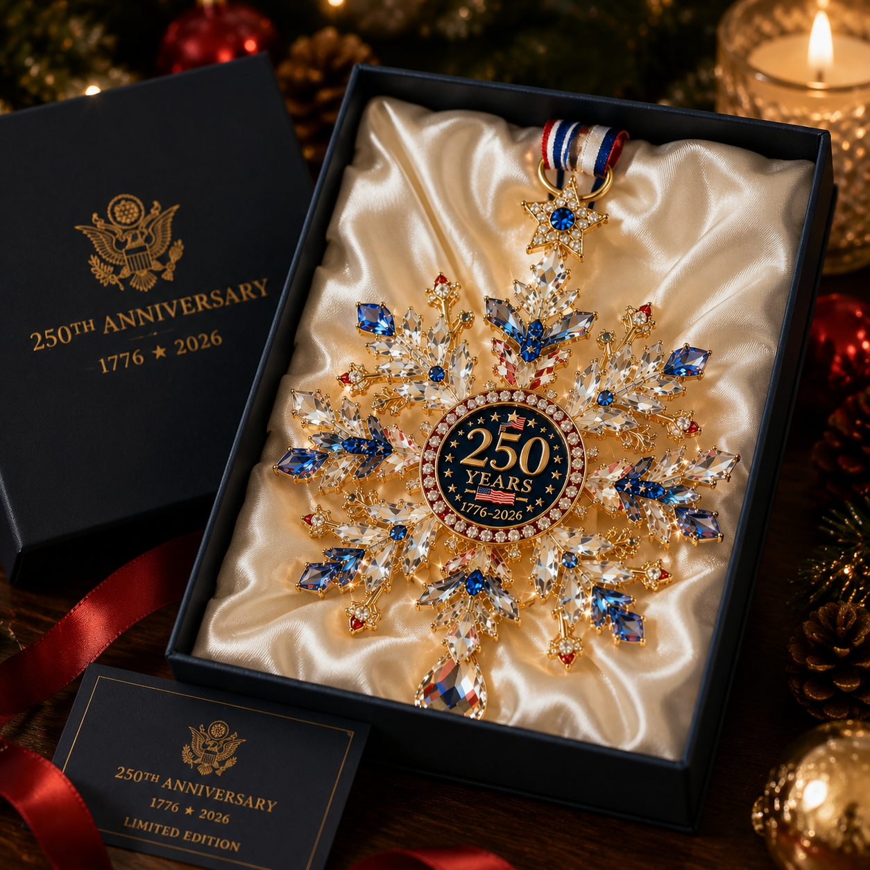❤️✨High-quality crystal snowflake ornaments