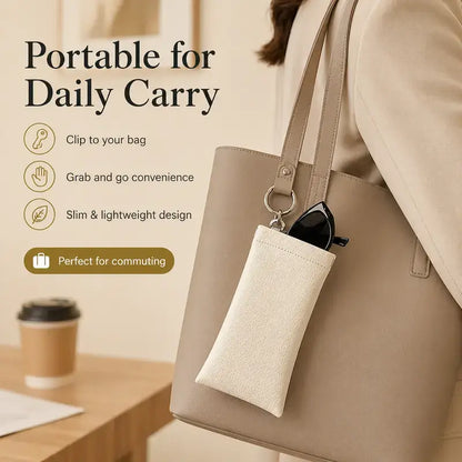 Soft PU Leather Sunglasses Pouch Elastic Opening Eyeglasses Bag 🕶️ - image 4