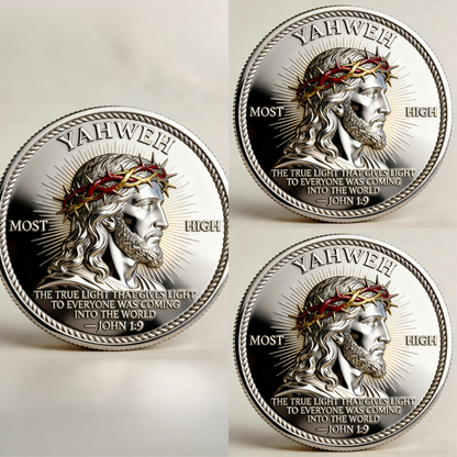 🏆🇺🇸 Limited Edition!🔥 🙏“Yahweh – The Living Light” Faith Commemorative Coin - image 3