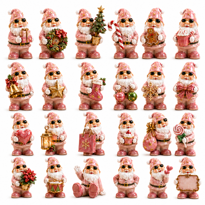 ✨24-Day Christmas Countdown Advent Calendar – Pink Dwarf Series