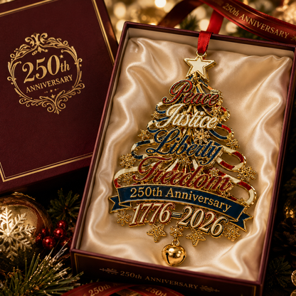 🎉250th Anniversary Christmas Tree Ornament
