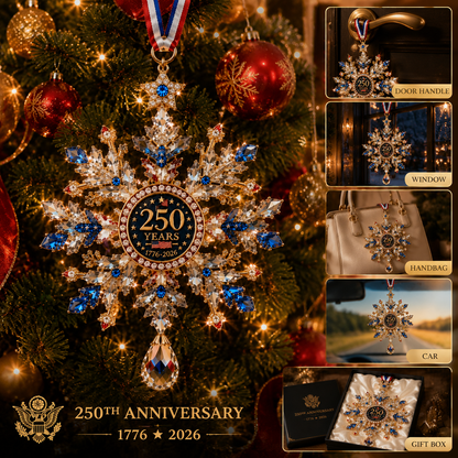 ❤️✨High-quality crystal snowflake ornaments