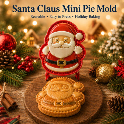 ⏳ Last Day 50% OFF – 🎄 9-Design Christmas Mini Pie Mold Collection | Reusable Embossed Molds for Shaping Detailed Santa, Snowman, Reindeer, Tree & Holiday Pies 🥧✨
