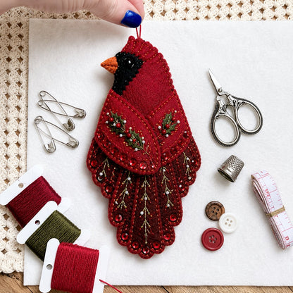 🐦 Bird-Shaped Felt Sewing Organizer DIY Kit - image 2