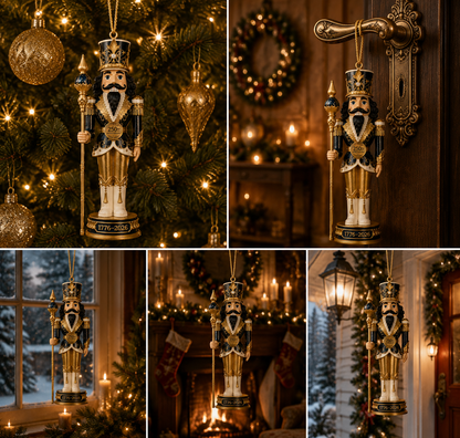 🔥Last 30pcs✨⏰ Limited anniversary edition✨49% OFF!🔥2026 America 250th Anniversary Midnight Blue Nutcracker King Ornament